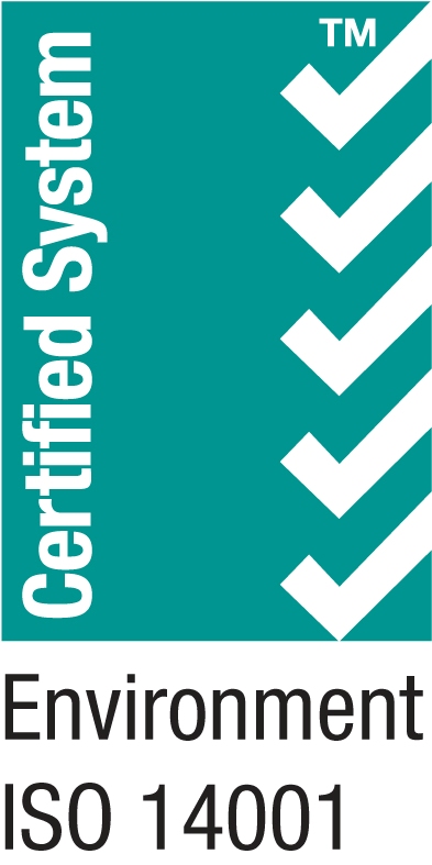 ISO 14001 Environmental Management certified